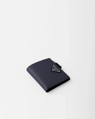 Cartera pequeña de piel Saffiano