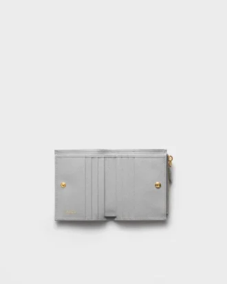 Cartera pequeña de piel Saffiano