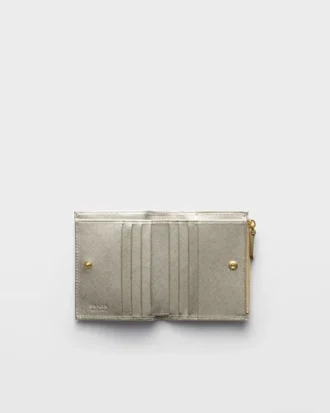 Cartera pequeña de piel Saffiano
