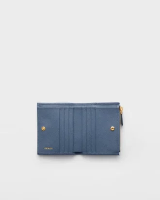 Cartera pequeña de piel Saffiano