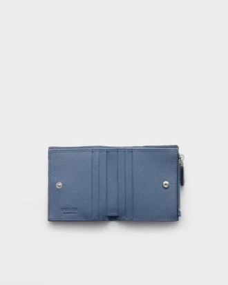 Cartera pequeña de piel Saffiano