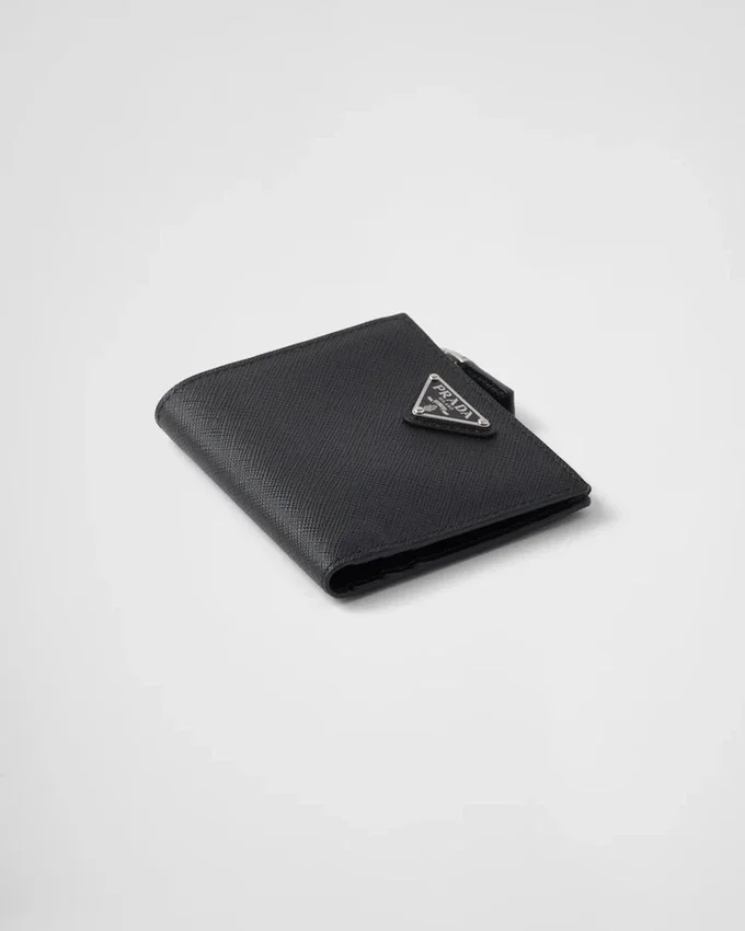 Cartera pequeña de piel Saffiano Cartera pequeña de piel Saffiano