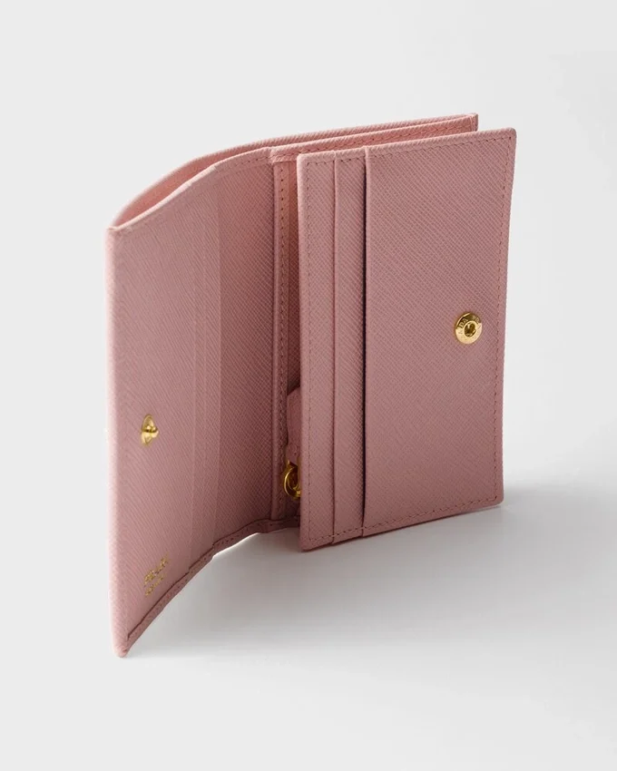 Cartera pequeña de piel Saffiano Cartera pequeña de piel Saffiano