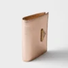 Cartera pequeña de piel Saffiano