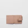 Cartera pequeña de piel Saffiano y lisa Cartera pequeña de piel Saffiano y lisa