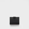 Cartera pequeña de piel Saffiano y lisa Cartera pequeña de piel Saffiano y lisa