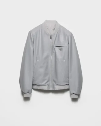 Cazadora bomber de piel napa