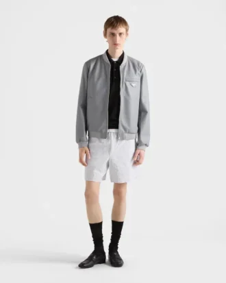 Cazadora bomber de piel napa