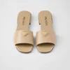Chanclas de charol Saffiano Chanclas de charol Saffiano