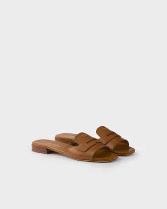Chanclas de piel