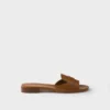 Chanclas de piel Chanclas de piel