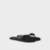 Chanclas de piel cepillada Chanclas de piel cepillada