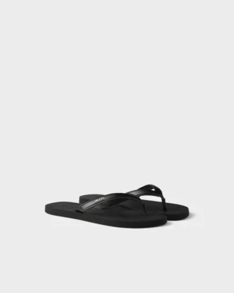 Chanclas de piel cepillada