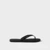 Chanclas de piel cepillada Chanclas de piel cepillada