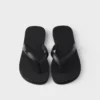 Chanclas de piel cepillada Chanclas de piel cepillada