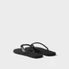 Chanclas de piel cepillada Chanclas de piel cepillada