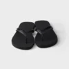 Chanclas de piel cepillada Chanclas de piel cepillada