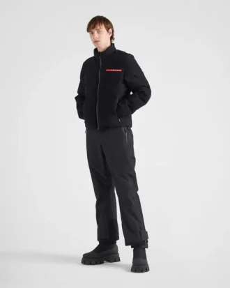 Chaqueta acolchada corta de punto técnico Chaqueta acolchada corta de punto técnico