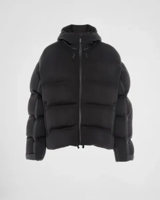 Chaqueta acolchada de doble jersey reciclado