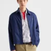Chaqueta blouson de algodón técnico con cremallera Chaqueta blouson de algodón técnico con cremallera