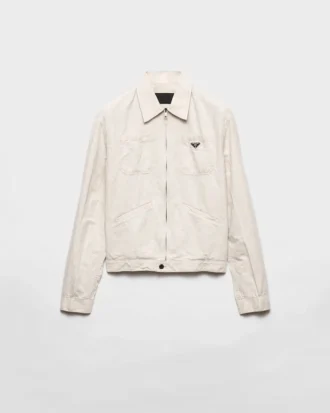 Chaqueta blouson de cambray