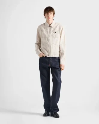 Chaqueta blouson de cambray