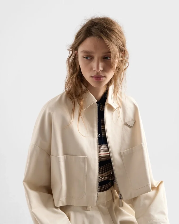 Chaqueta blouson de chino Chaqueta blouson de chino