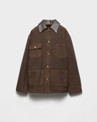 Chaqueta blouson de lona