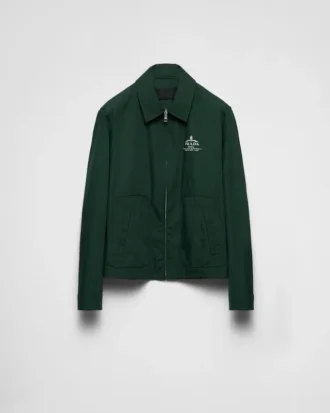 Chaqueta blouson de mezcla de algodón