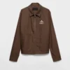 Chaqueta blouson de mezcla de algodón Chaqueta blouson de mezcla de algodón