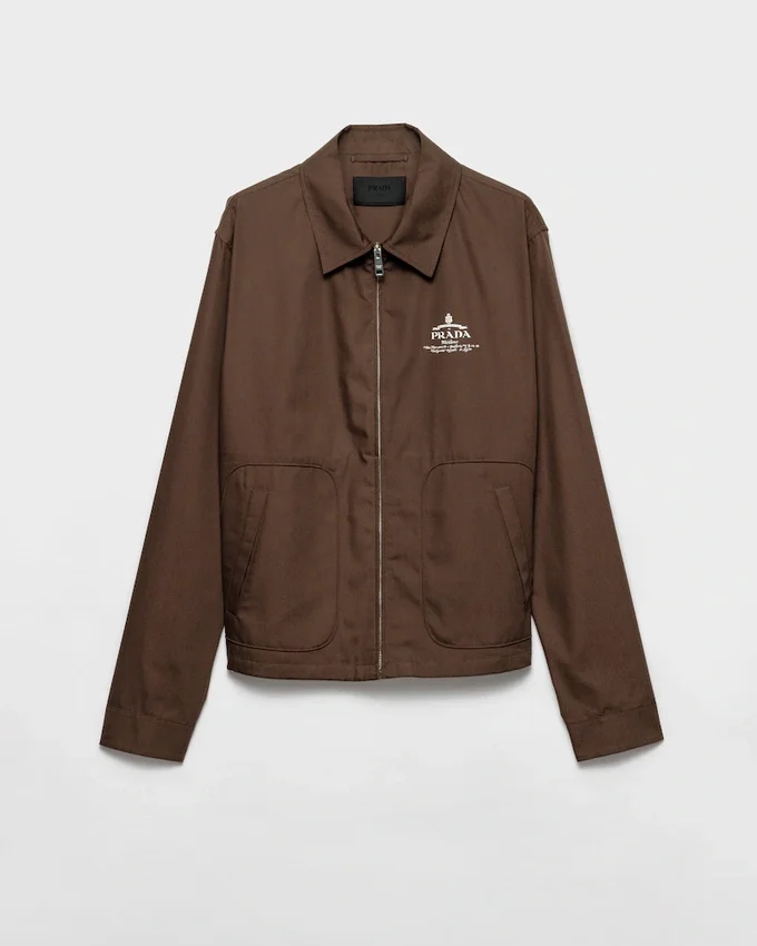 Chaqueta blouson de mezcla de algodón Chaqueta blouson de mezcla de algodón