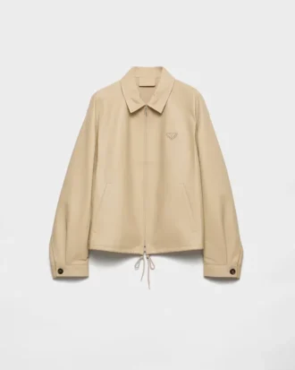 Chaqueta blouson de piel napa
