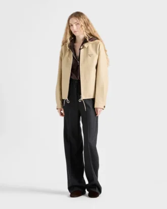 Chaqueta blouson de piel napa