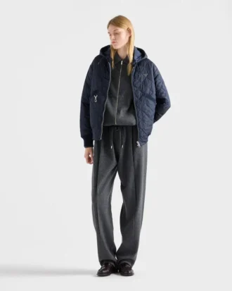 Chaqueta blouson Re-Nylon con capucha