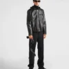 Chaqueta blouson reversible de napa y Re-Nylon Chaqueta blouson reversible de napa y Re-Nylon