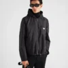 Chaqueta blouson reversible de napa y Re-Nylon Chaqueta blouson reversible de napa y Re-Nylon