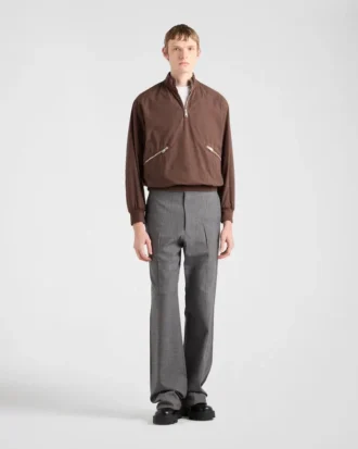 Chaqueta blusón de algodón