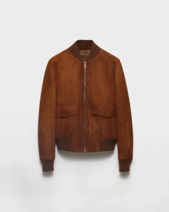 Chaqueta blusón de ante