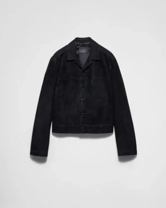Chaqueta blusón de ante