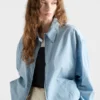Chaqueta blusón de gabardina vintage Chaqueta blusón de gabardina vintage