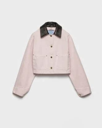 Chaqueta blusón de lona