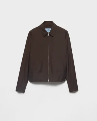 Chaqueta blusón de mohair de cabrito