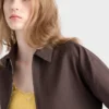 Chaqueta blusón de mohair de cabrito Chaqueta blusón de mohair de cabrito