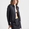 Chaqueta blusón de mohair de cabrito Chaqueta blusón de mohair de cabrito