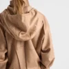 Chaqueta blusón de pelo de camello Chaqueta blusón de pelo de camello