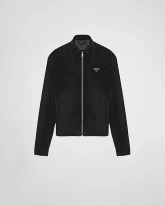 Chaqueta blusón de terciopelo de algodón