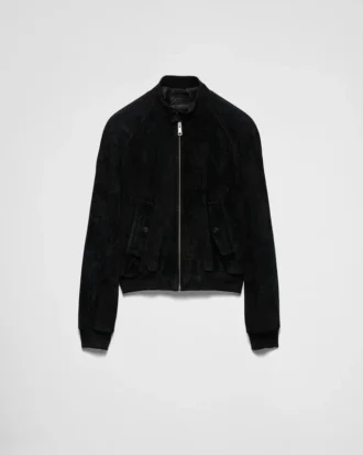 Chaqueta bomber de ante