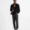 Chaqueta bomber de ante