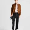 Chaqueta bomber de ante Chaqueta bomber de ante