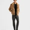 Chaqueta bomber de ante y piel de oveja Chaqueta bomber de ante y piel de oveja